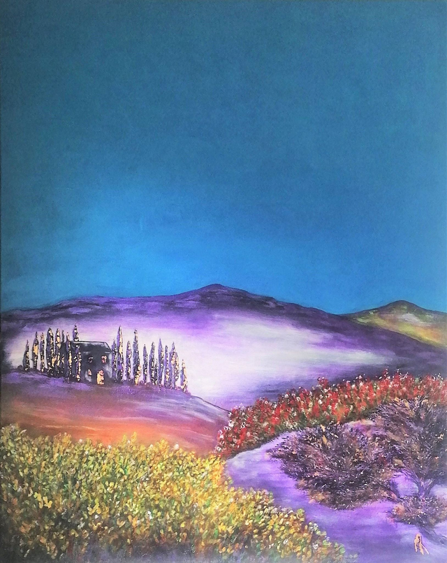 Bleu comme le ciel de Toscane / Blue as the Tuscan sky