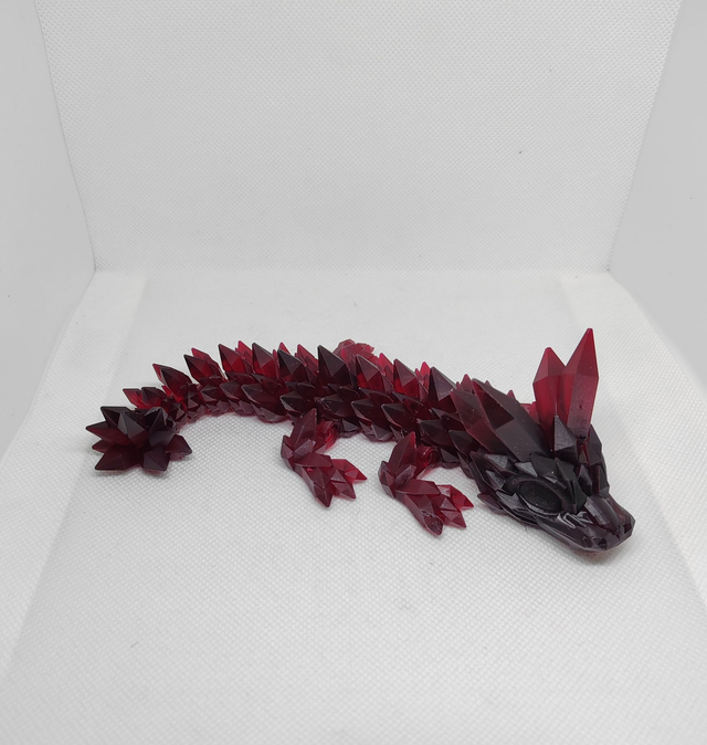 Dragon cristal en résine