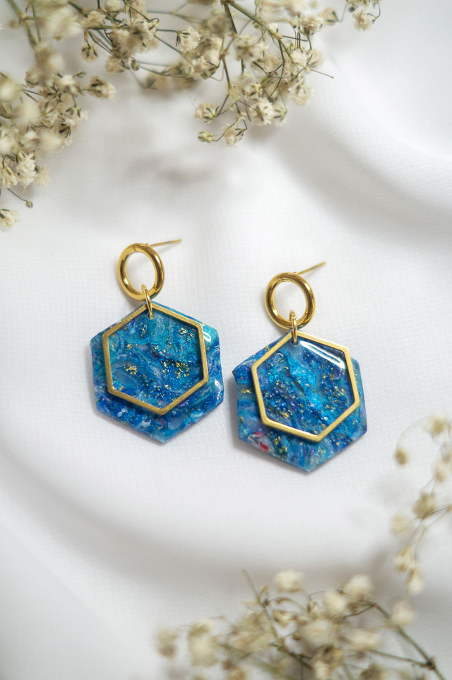 Coloris saphir - Boucles Maya