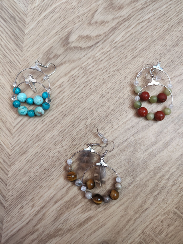 Boucles d'oreilles petit cercle