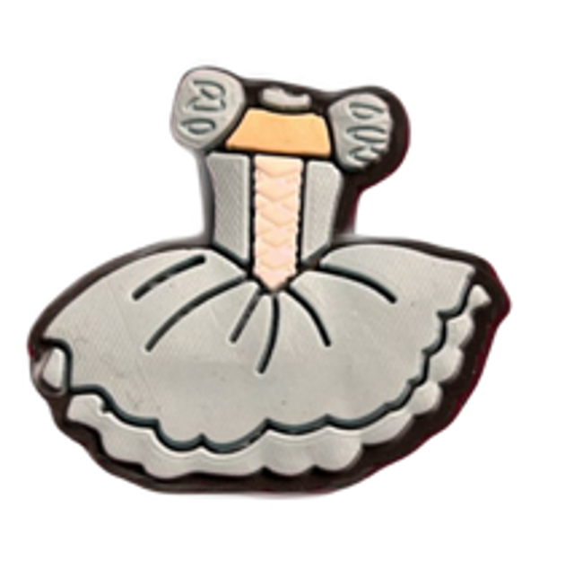 Croc Charm - Blue Tutu
