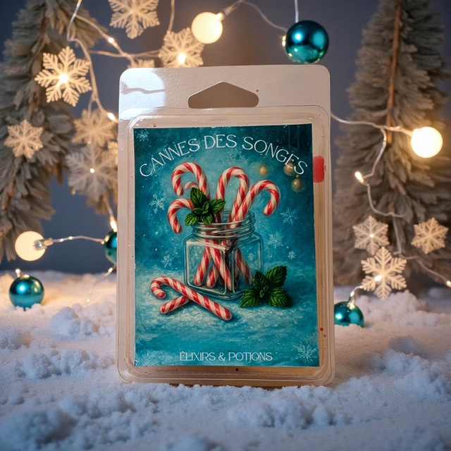 Fondant parfumé "Cannes des Songes" (sucre d'orge menthe)