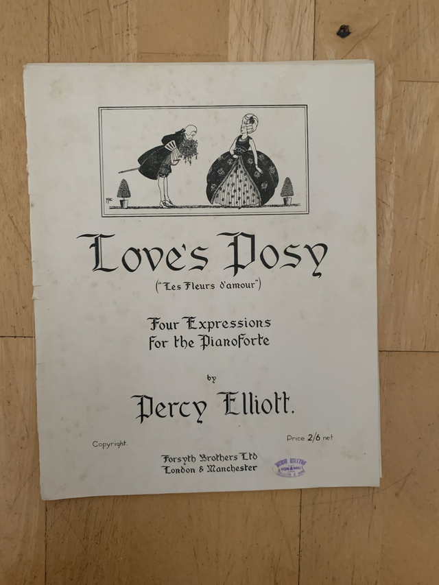 Love's Posy by Percy Eliott Sheet Music