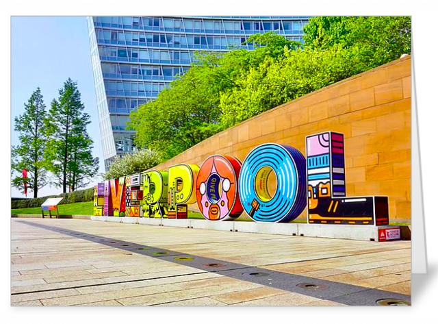 Best Liverpool variety pack of 5 luxury notecards (best value)