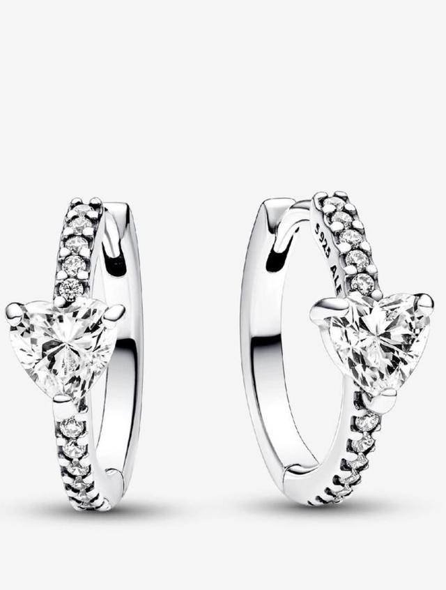 Créoles Cœur Scintillant
Argent 925/1000e