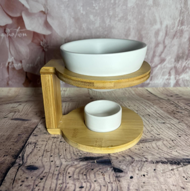 Brûleur en bois avec coupelle N2