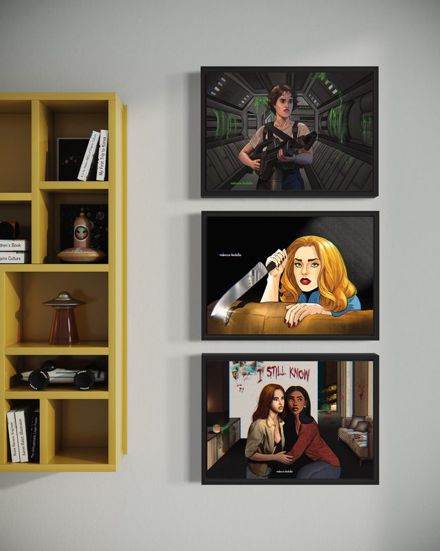 Lot de 3 Affiches - Icônes Scream Queens