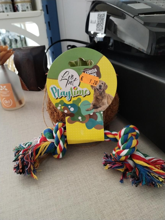 Nodo In Cotone Intrecciato Multicolore 