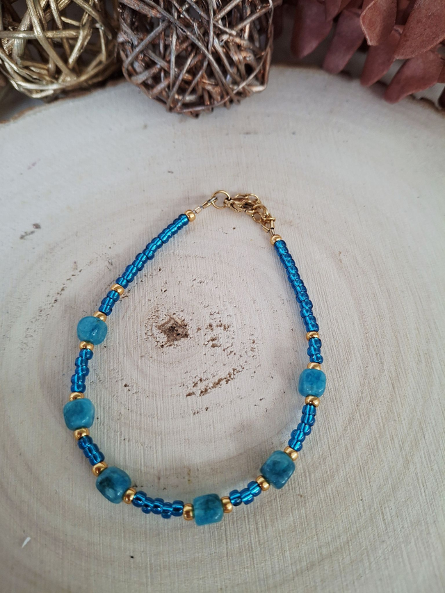 Bracelet Aqua gold 