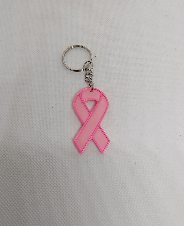 Porte-clés ruban Octobre Rose