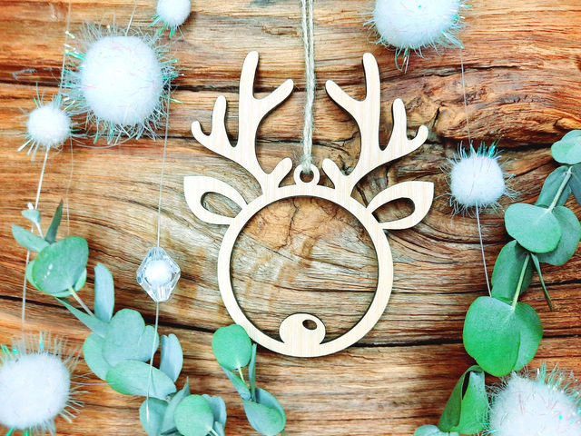 Boule de Noël en Frêne massif - Modèle 2