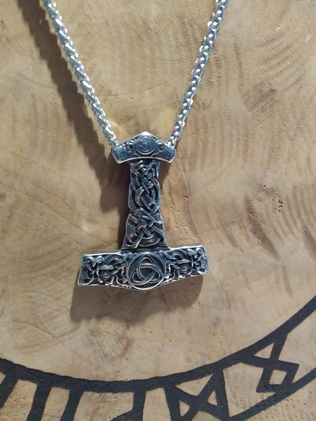 Collier marteau de Thor acier inoxydable 