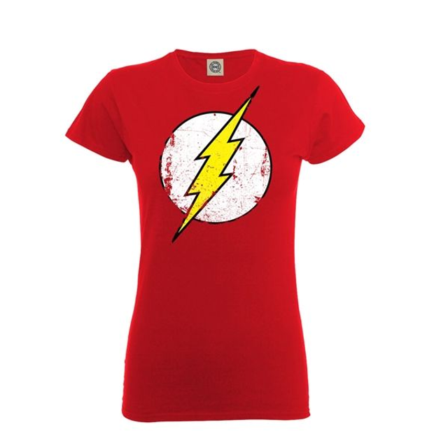 DC Originals, Flash Distressed Logo (Girlie Fit)