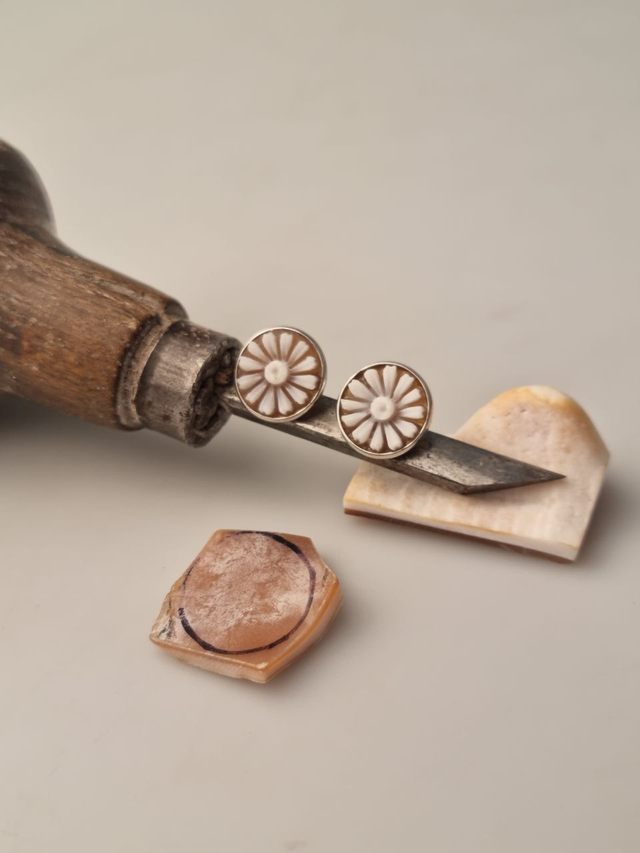 Orecchini Cammeo Minimal