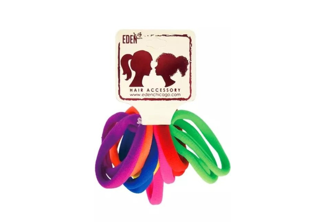 EDEN: NYLON PONYTAIL HOLDER 14CM - ASSORTED 