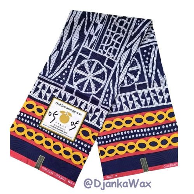 Coupon Tissu pagne wax africain Ndop Toghu Cameroun