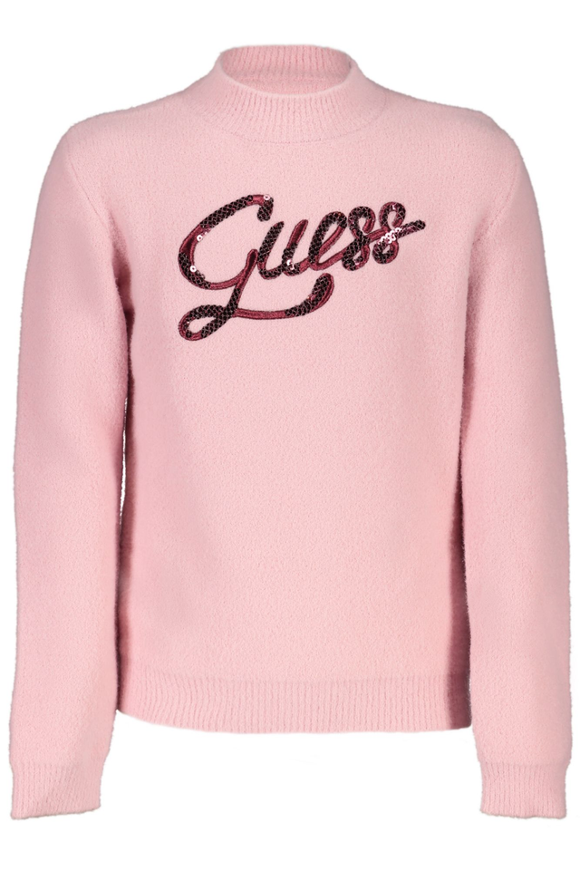 8105GUESS JEANS MAGLIONE BAMBINA ROSA