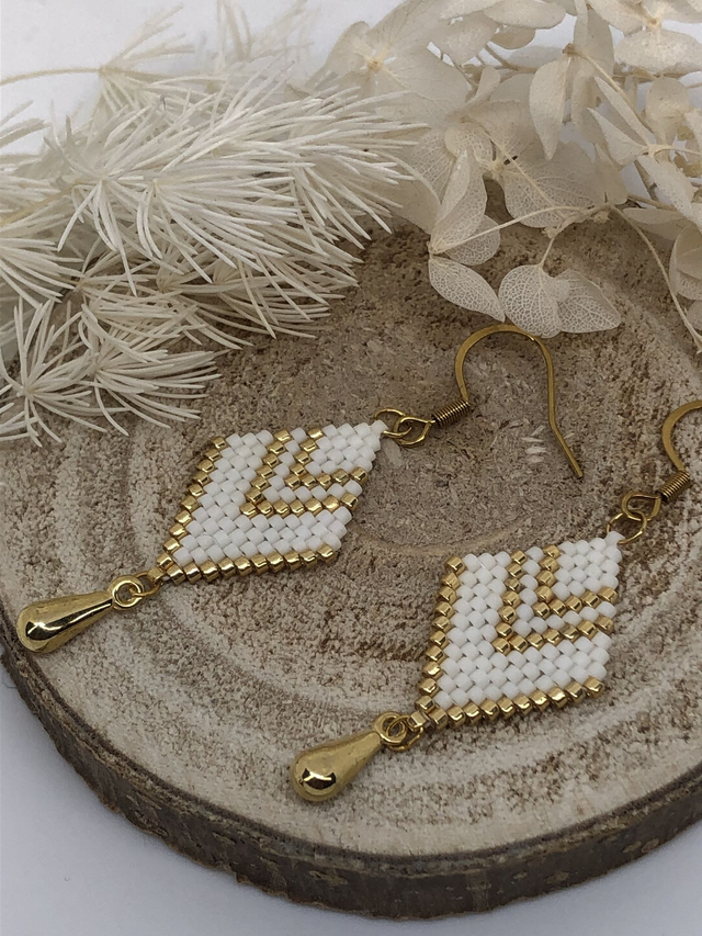 Boucles d'oreilles MILLY (bicolore)