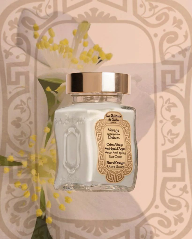 Gelaatscrème Oranjebloesem/Arganolie - 100ml - Visage Délices Huile d'Argan 