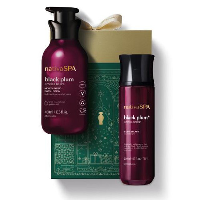 Kit Nativa Spa Ameixa negra loção e body splash 1002892