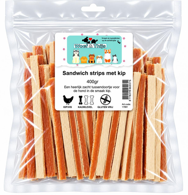 Sandwich strips 400gr