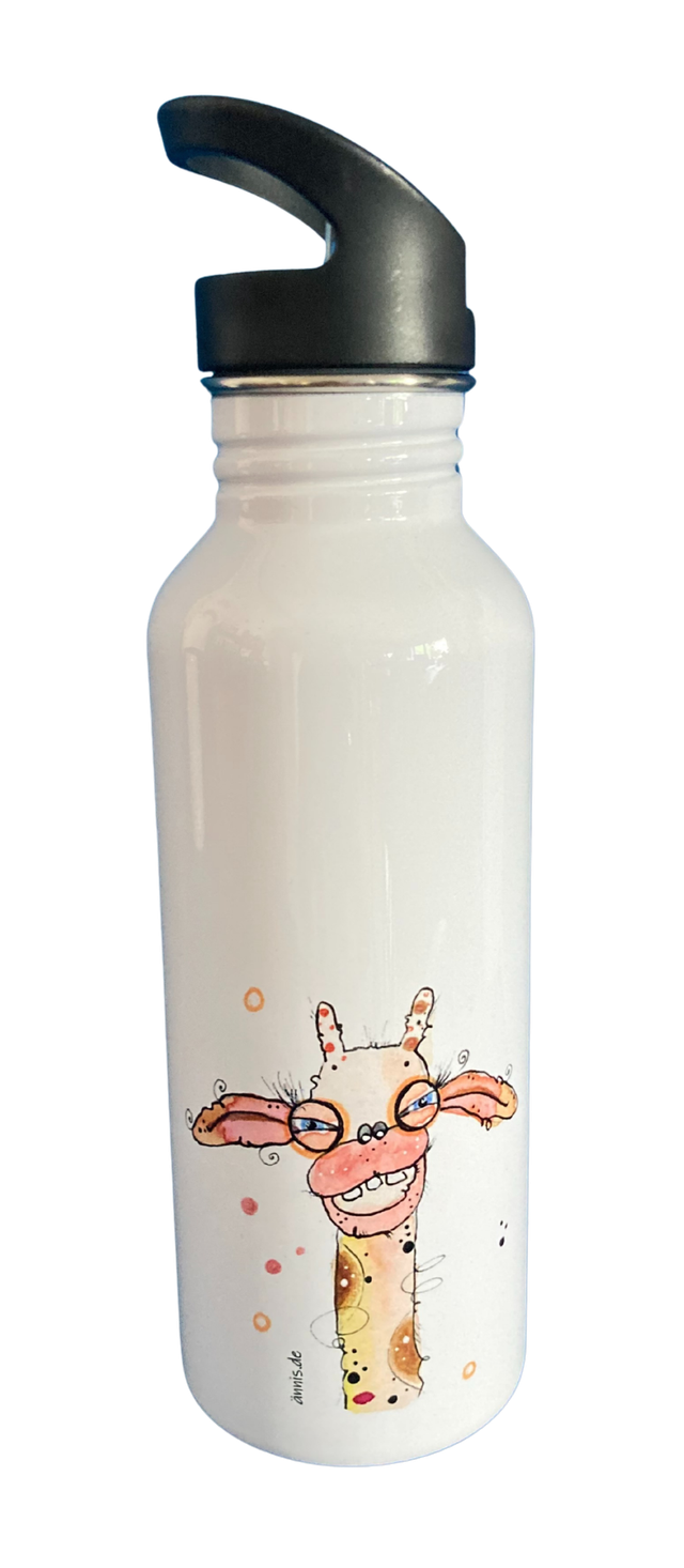 Trinkflasche "Grinse-Giraffe"
