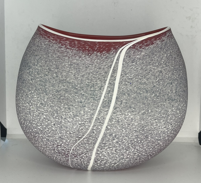 Stone Flat Vase - By Martin Andrews
