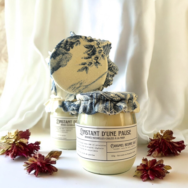 Bougie parfumée - Caramel beurre salé