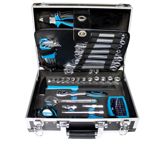 Top Tech 82 Piece Home and Car Tool Kit with Aluminium Storage Case