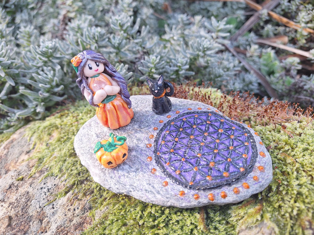 Gardienne des âmes et sa fleur de vie