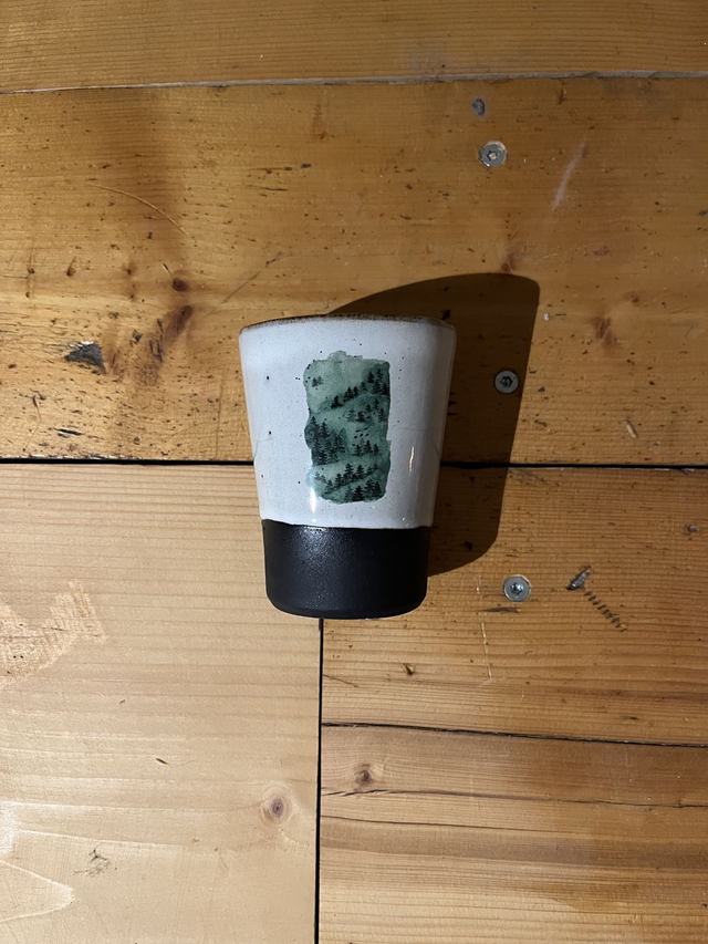 Kaffeebecher Wald Hochformat (MSM)