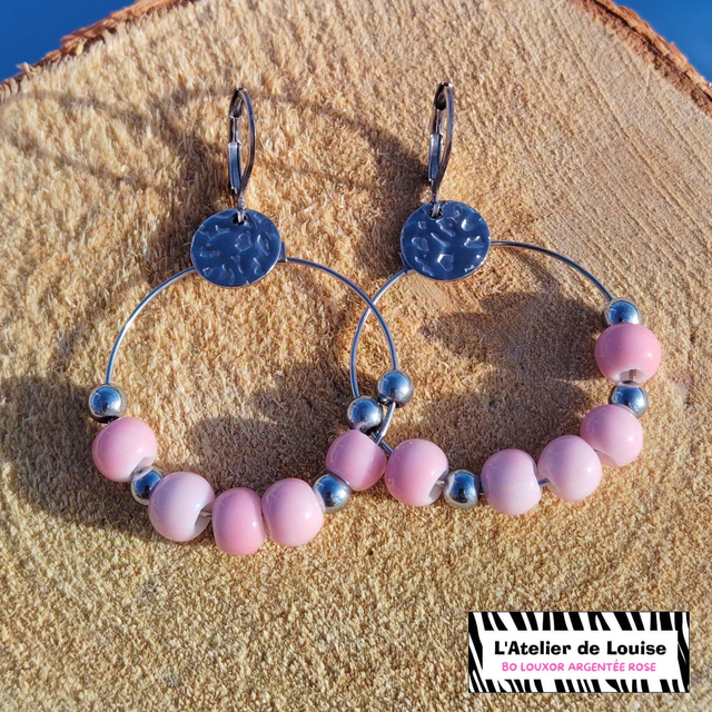 LOUXOR argentée rose