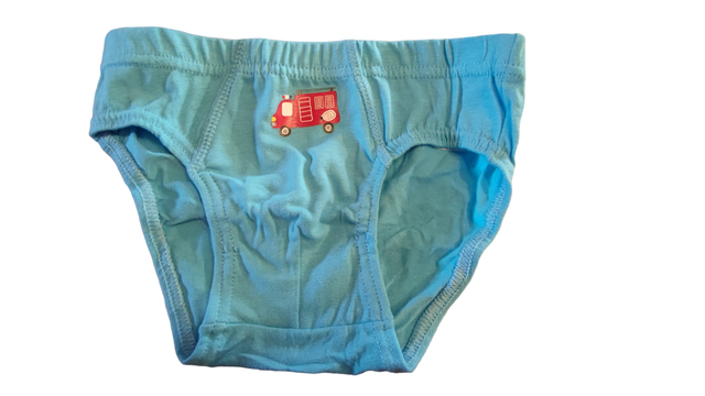 Slip bleu camion de pompier 3-4 ans (Fun Time)