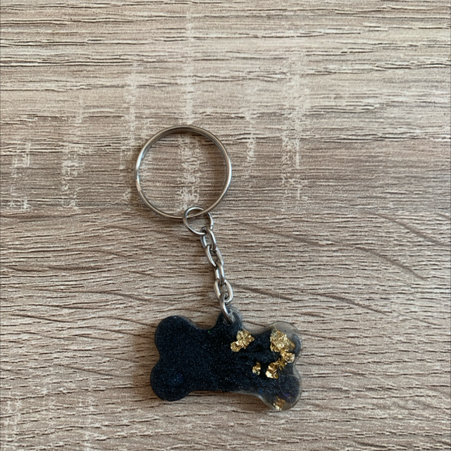 Porte-clés pendentif os S