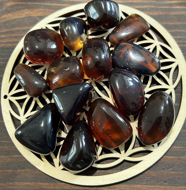 Pierre roulée Ambre