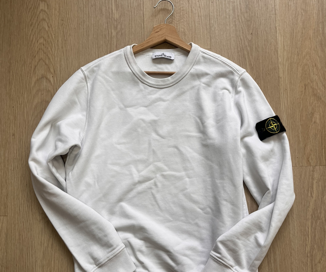 Stone Island Crewneck Bianca SIZE M preowned