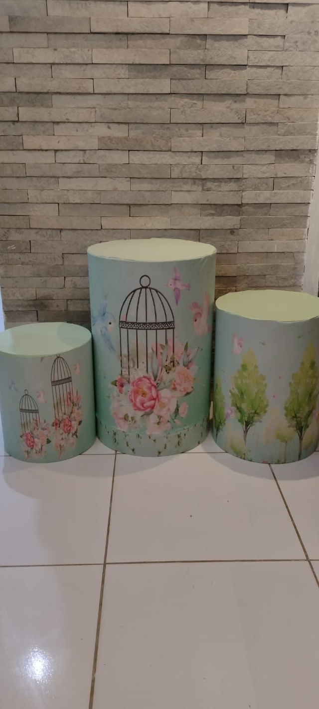 CILINDROS COM CAPAS SUBLIMADAS - LOCAÇÃO 