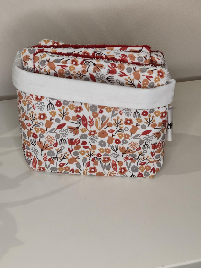 Lingettes lavables Fleurette Alice