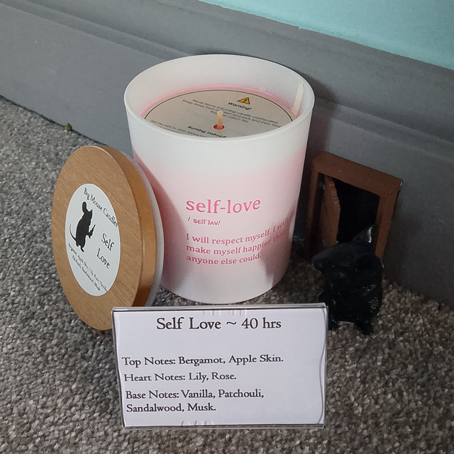 Self Love- 200g - Frosted glass with lid