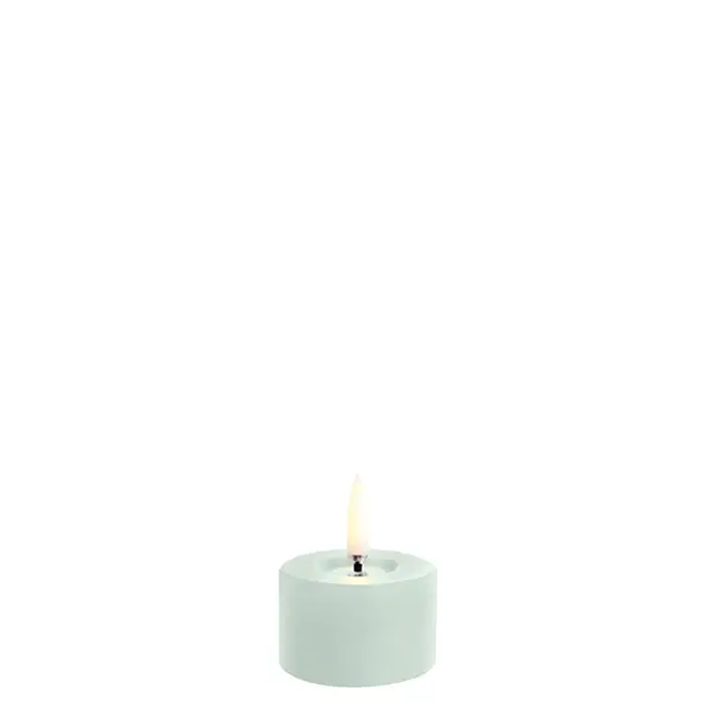 Pillar Candle Dusty Green Melted 5 x 2,8 cm