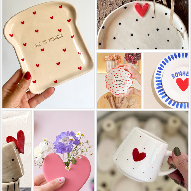  PaPoteries - Pottery Challenge février : AU MOINS UN COEUR ♡