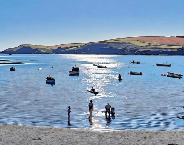 Framed Picture of Oysterhaven 