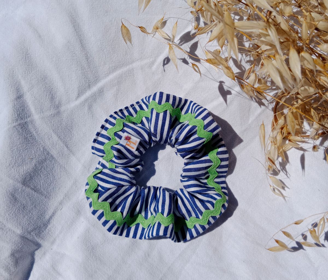 Le chouchou - Rayé bleu et vert clair