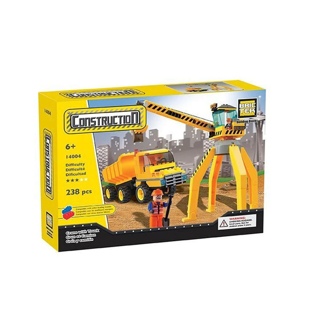 Brictek - Construction Crane With Truck / 238 Pcs