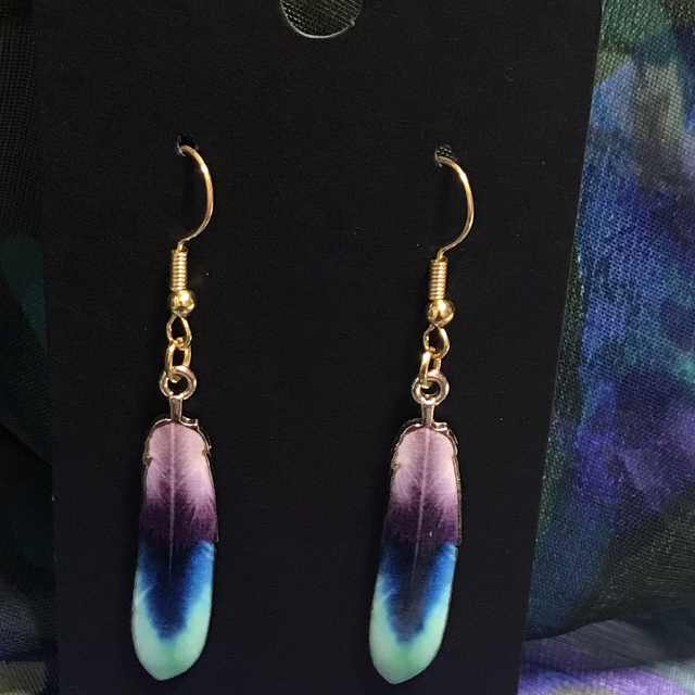 Blue Dangling Earrings - BLDE48