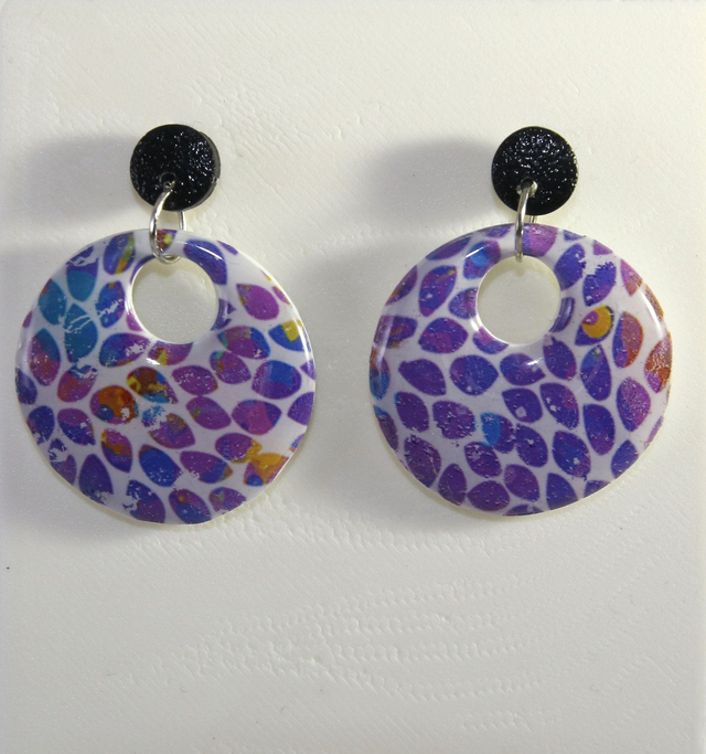 Boucles d'oreilles automne