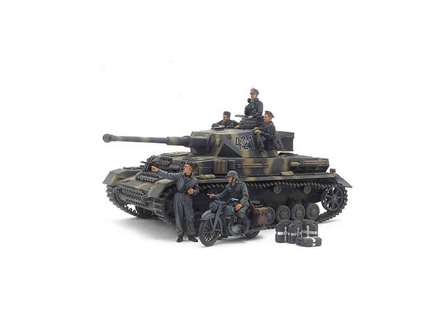 Panzer IV Ausf.G et Motocycliste Tamiya 25209 1/35