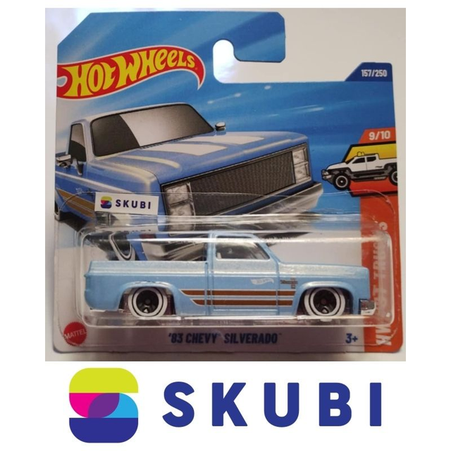 1983 Chevy Silverado - HW Hot Trucks 9/10 - Hot Wheels 157/250