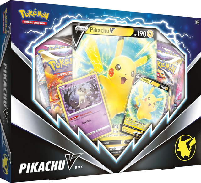 Pikachu V Box