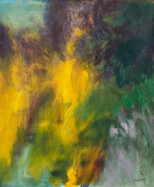 6 Nov 24 , par Catherine Fournié, huile sur toile 65x54 cm